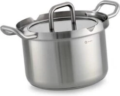 BK-Q-Linair Master Glas Kookpan 18 Cm - RVS - Glazen Deksel - Veilig Afgietsysteem - Inductie -Pannen Verkoop 1200x967