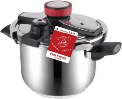 Royal Swiss Snelkookpan / Couscous Pan - 2 In 1 - 10 Liter - Ø 26 Cm - RVS - Inductie - Automatische Sluiting -Pannen Verkoop 1200x976 6