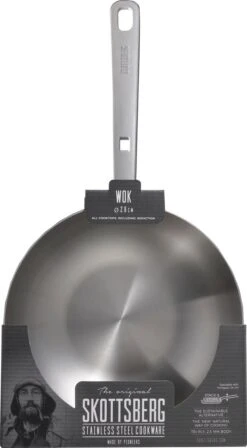Skottsberg Wok Stainless Steel 28 Cm Roestvrijstaal -Pannen Verkoop 662x1200