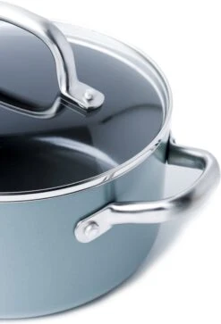 GreenPan Mayflower Pannenset - 5-delig + 5 Accessoires - Lichtblauw - Inductie - PFAS-vrij -Pannen Verkoop 817x1200