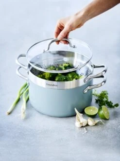 GreenPan Mayflower Pannenset - 5-delig + 5 Accessoires - Lichtblauw - Inductie - PFAS-vrij -Pannen Verkoop 899x1200 5